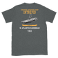 USS Intrepid (CVS-11) 1963 W. Atlantic/Caribbean Short-Sleeve T-Shirt – back view, heather