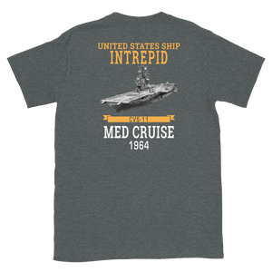 USS Intrepid (CVS-11) 1964 MED Short-Sleeve T-Shirt