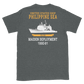 USS Philippine Sea (CG-58) 1990-91 Short-Sleeve Unisex T-Shirt – back view, heather