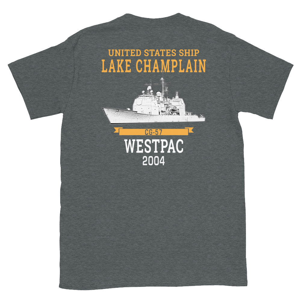 USS Lake Champlain (CG-57) 2004 Short-Sleeve Unisex T-Shirt