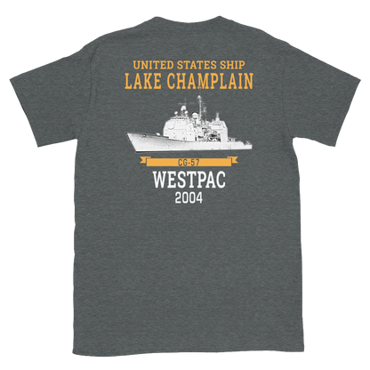 USS Lake Champlain (CG-57) 2004 Short-Sleeve Unisex T-Shirt