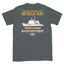 Load image into Gallery viewer, USS Mobile Bay (CG-53) 1989 Deployment Short-Sleeve T-Shirt