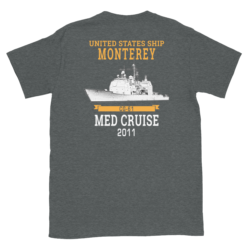 USS Monterey (CG-61) 2011 Short-Sleeve Unisex T-Shirt
