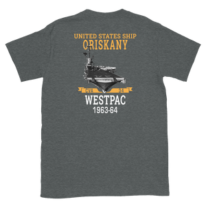 USS Oriskany (CVA-34) 1963-64 WESTPAC Short-Sleeve Unisex T-Shirt