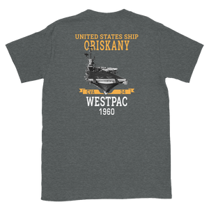 USS Oriskany (CVA-34) 1960 WESTPAC Short-Sleeve Unisex T-Shirt