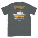 USS Leyte Gulf (CG-55) 2006 Deployment Short-Sleeve T-Shirt – back view, heather