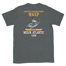 Load image into Gallery viewer, USS Wasp (CVS-18) 1968 MED/N. ATLANTIC Short-Sleeve Unisex T-Shirt