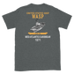 USS Wasp (CVS-18) 1971 MED/ATLANTIC/CARIBBEAN Short-Sleeve Unisex T-Shirt – back view, heather