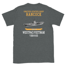 Load image into Gallery viewer, USS Hancock (CVA-19) 1964-65 WESTPAC/VIETNAM Short-Sleeve Unisex T-Shirt