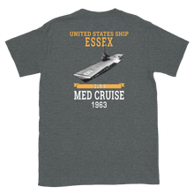 Load image into Gallery viewer, USS Essex (CVS-9) 1963 MED CRUISE T-Shirt