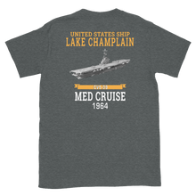 Load image into Gallery viewer, USS Lake Champlain (CVS-39) 1964 MED CRUISE T-Shirt