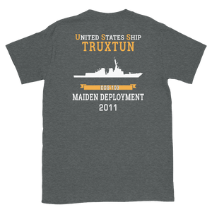 USS Truxtun (DDG-103) 2011 MAIDEN DEPLOYMENT Short-Sleeve Unisex T-Shirt