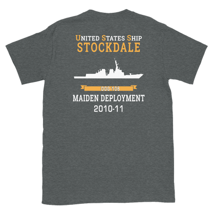 USS Stockdale (DDG-106) 2010-11 MAIDEN DEPLOYMENT Short-Sleeve Unisex T-Shirt