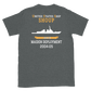 USS Shoup (DDG-86) 2004-05 MAIDEN DEPLOYMENT Short-Sleeve Unisex T-Shirt – back view, heather