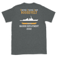 USS Roosevelt (DDG-80) 2002 MAIDEN DEPLOYMENT Short-Sleeve Unisex T-Shirt – back view, heather