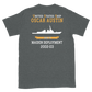 USS Oscar Austin (DDG-79) 2002-03 MAIDEN DEPLOYMENT Short-Sleeve Unisex T-Shirt – back view, heather