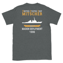 Load image into Gallery viewer, USS Mitscher (DDG-57) 1996 MAIDEN DEPLOYMENT Short-Sleeve Unisex T-Shirt