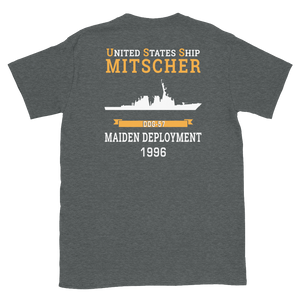 USS Mitscher (DDG-57) 1996 MAIDEN DEPLOYMENT Short-Sleeve Unisex T-Shirt