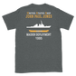 USS John Paul Jones (DDG-53) 1995 MAIDEN DEPLOYMENT Short-Sleeve Unisex T-Shirt – back view, heather