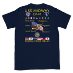 USS Midway (CV-41) 1984-85 Cruise Shirt – navy