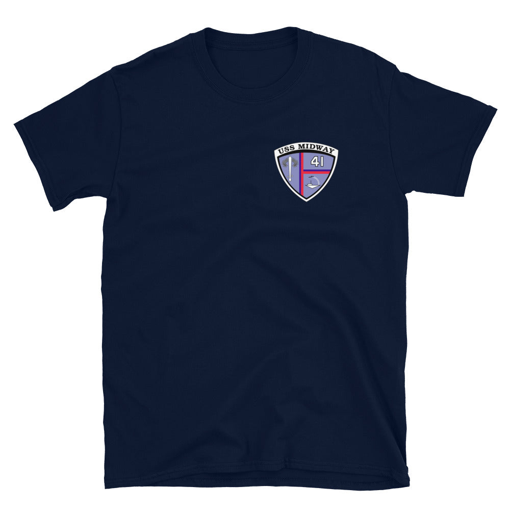 USS Midway (CV-41) 1984-85 Cruise Shirt – navy