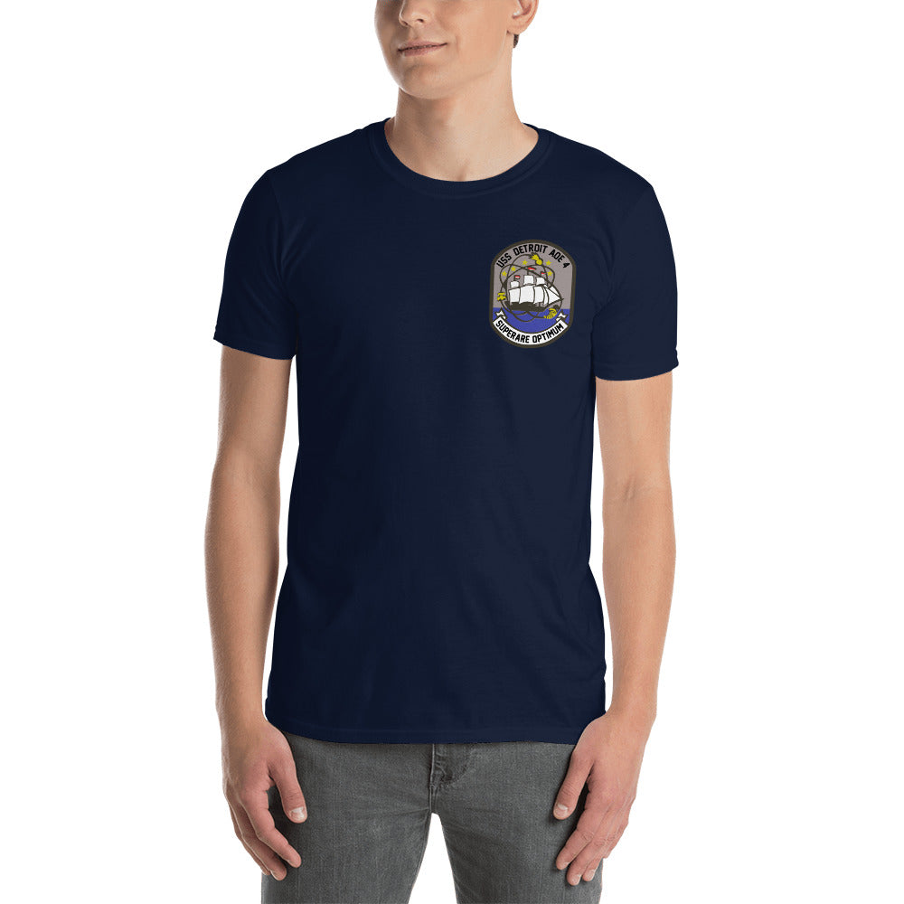 USS Detroit (AOE-4) 1990-91 Operation Desert Shield/Storm Cruise Shirt – navy