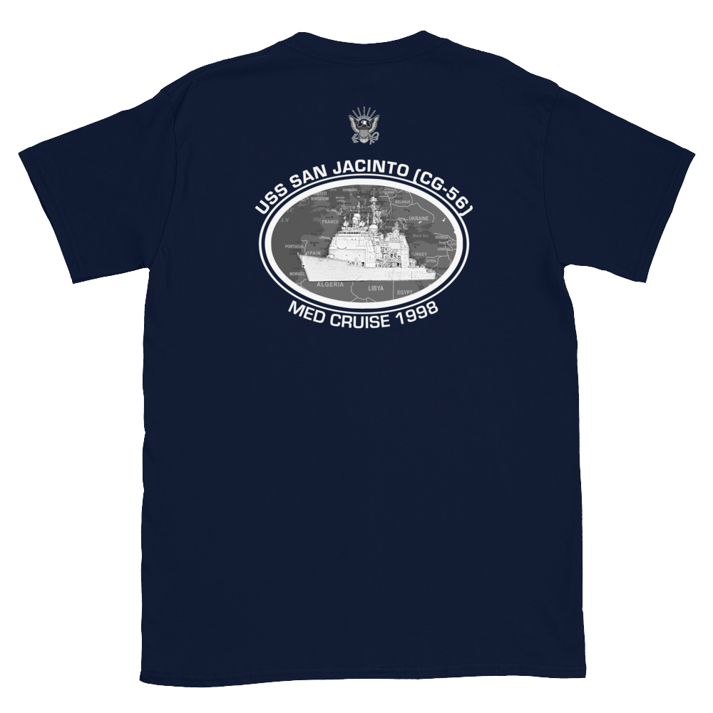 USS San Jacinto (CG-56) 1998 Deployment Short-Sleeve T-Shirt