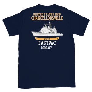 USS Chancellorsville (CG-62) 1996-97 EASTPAC Short-Sleeve T-Shirt