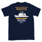 USS Princeton (CG-59) 2017 WESTPAC Short-Sleeve T-Shirt – back view, navy