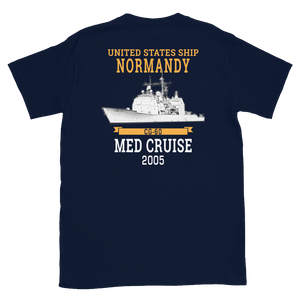 USS Normandy (CG-60) 2005 MED Short-Sleeve Unisex T-Shirt