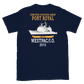 USS Port Royal (CG-73) 2013 WESTPAC/IO Short-Sleeve Unisex T-Shirt – back view, navy