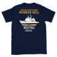 USS Bunker Hill (CG-52) 2002-03 WESTPAC Short-Sleeve Unisex T-Shirt – back view, navy