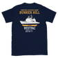 USS Bunker Hill (CG-52) 2010-11 WESTPAC Short-Sleeve Unisex T-Shirt – back view, navy