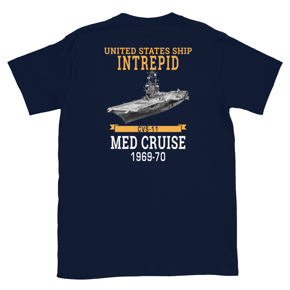 USS Intrepid (CVS-11) 1969-70 MED Short-Sleeve T-Shirt