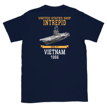Load image into Gallery viewer, USS Intrepid (CVS-11) 1966 Vietnam Short-Sleeve T-Shirt