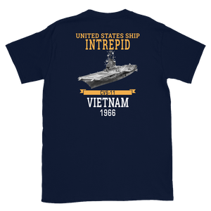 USS Intrepid (CVS-11) 1966 Vietnam Short-Sleeve T-Shirt