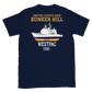 USS Bunker Hill (CG-52) 1995 WESTPAC Short-Sleeve Unisex T-Shirt – back view, navy