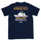 USS Bunker Hill (CG-52) 1992 WESTPAC/IO Short-Sleeve Unisex T-Shirt – back view, navy