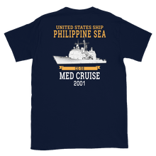 Load image into Gallery viewer, USS Philippine Sea (CG-58) 2001 Short-Sleeve Unisex T-Shirt