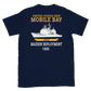 USS Mobile Bay (CG-53) 1989 Deployment Short-Sleeve T-Shirt – back view, navy