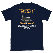 Load image into Gallery viewer, USS Oriskany (CVA-34) 1973-74 WESTPAC/VIETNAM Short-Sleeve Unisex T-Shirt