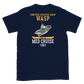 USS Wasp (CVS-18) 1961 MED Short-Sleeve Unisex T-Shirt – back view, navy