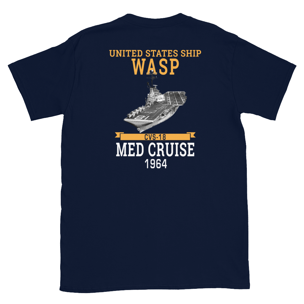 USS Wasp (CVS-18) 1964 MED Short-Sleeve Unisex T-Shirt