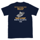 USS Wasp (CVS-18) 1969 N. ATLANTIC Short-Sleeve Unisex T-Shirt – back view, navy