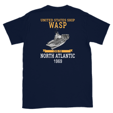 Load image into Gallery viewer, USS Wasp (CVS-18) 1969 N. ATLANTIC Short-Sleeve Unisex T-Shirt