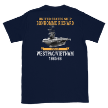 Load image into Gallery viewer, USS Bonhomme Richard (CVS-31) 1965-66 WESTPAC/VIETNAM Short-Sleeve Unisex T-Shirt