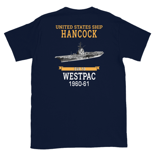 USS Hancock (CVA-19) 1960-61 WESTPAC Short-Sleeve Unisex T-Shirt