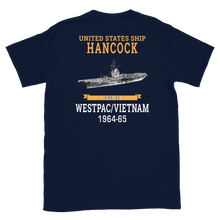 Load image into Gallery viewer, USS Hancock (CVA-19) 1964-65 WESTPAC/VIETNAM Short-Sleeve Unisex T-Shirt