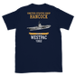 USS Hancock (CVA-19) 1962 WESTPAC Short-Sleeve Unisex T-Shirt – back view, navy