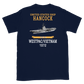 USS Hancock (CVA-19) 1972 WESTPAC/VIETNAM Short-Sleeve Unisex T-Shirt – back view, navy